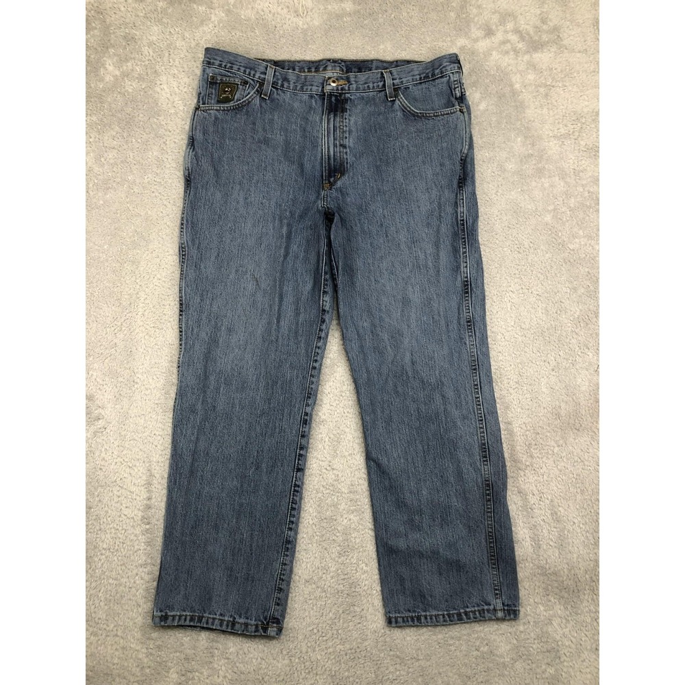 Cinch Green Label Jeans Mens 40x30 Relaxed Fit Distressed Blue MB90530001